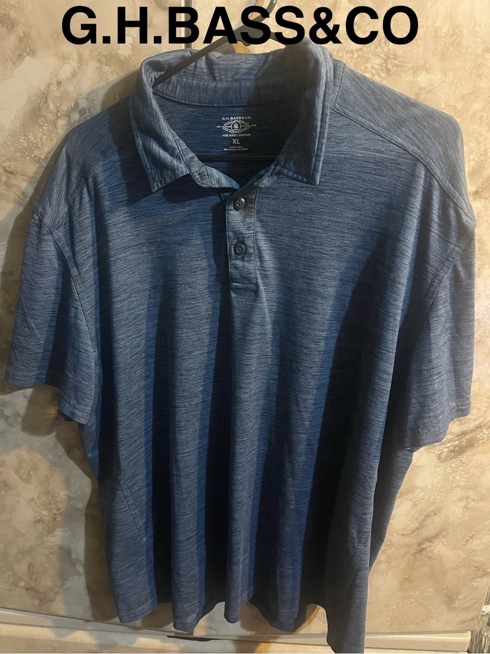 G.H.BASS Shirt XL Blue